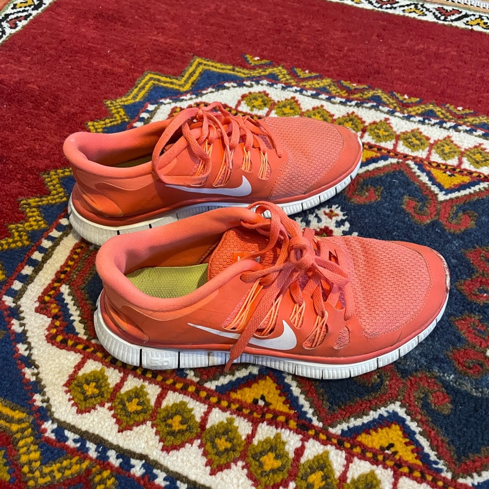 Nike Free Run Sneaker - color orange
